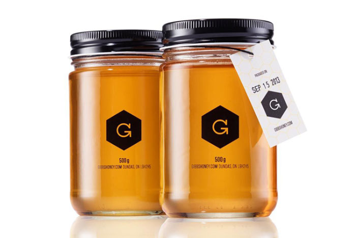 بسته بندی عسل مینیمالیست