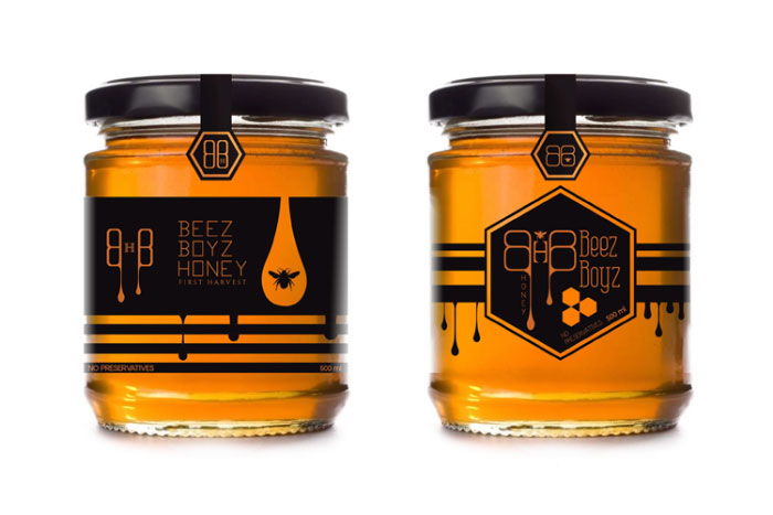 بسته بندی عسل مینیمالیست