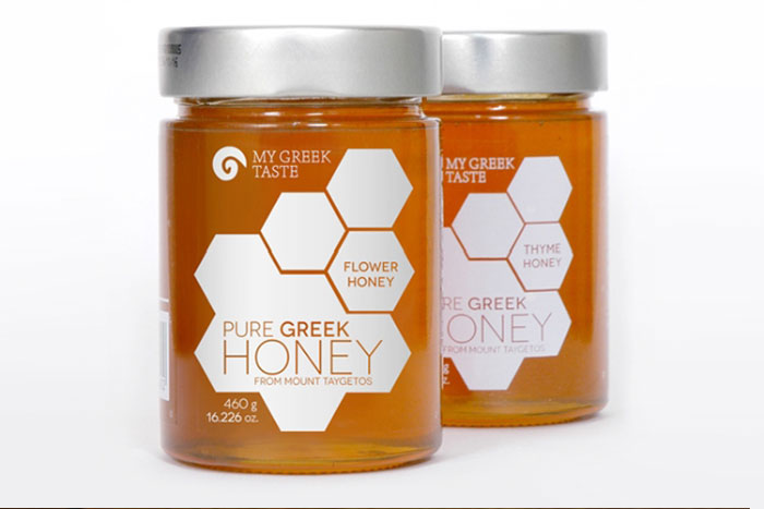 بسته بندی عسل مینیمالیست