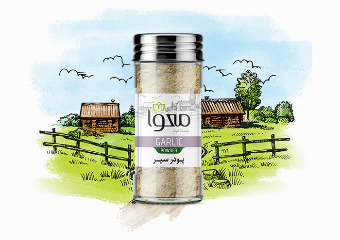 طراحی بسته بندی ادویه جات آوند استودیو