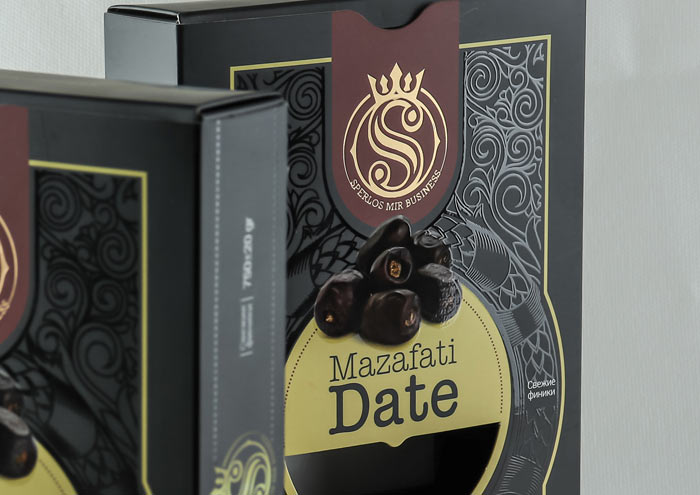 طراحی بسته بندی خرما آوند استودیو