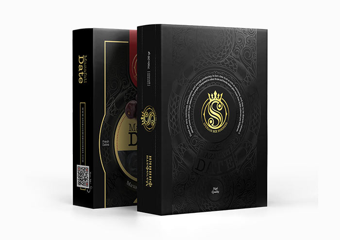 طراحی بسته بندی خرما آوند استودیو