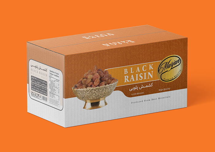 طراحی بسته بندی آجیل و خشکبار، آوند استودیو مشهد