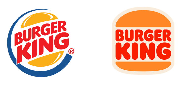 باز طراحی لوگو برگر کینگ ، لوگو ریدیزاین