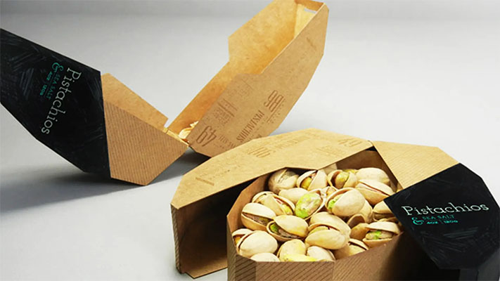 طراحی بسته بندی پسته